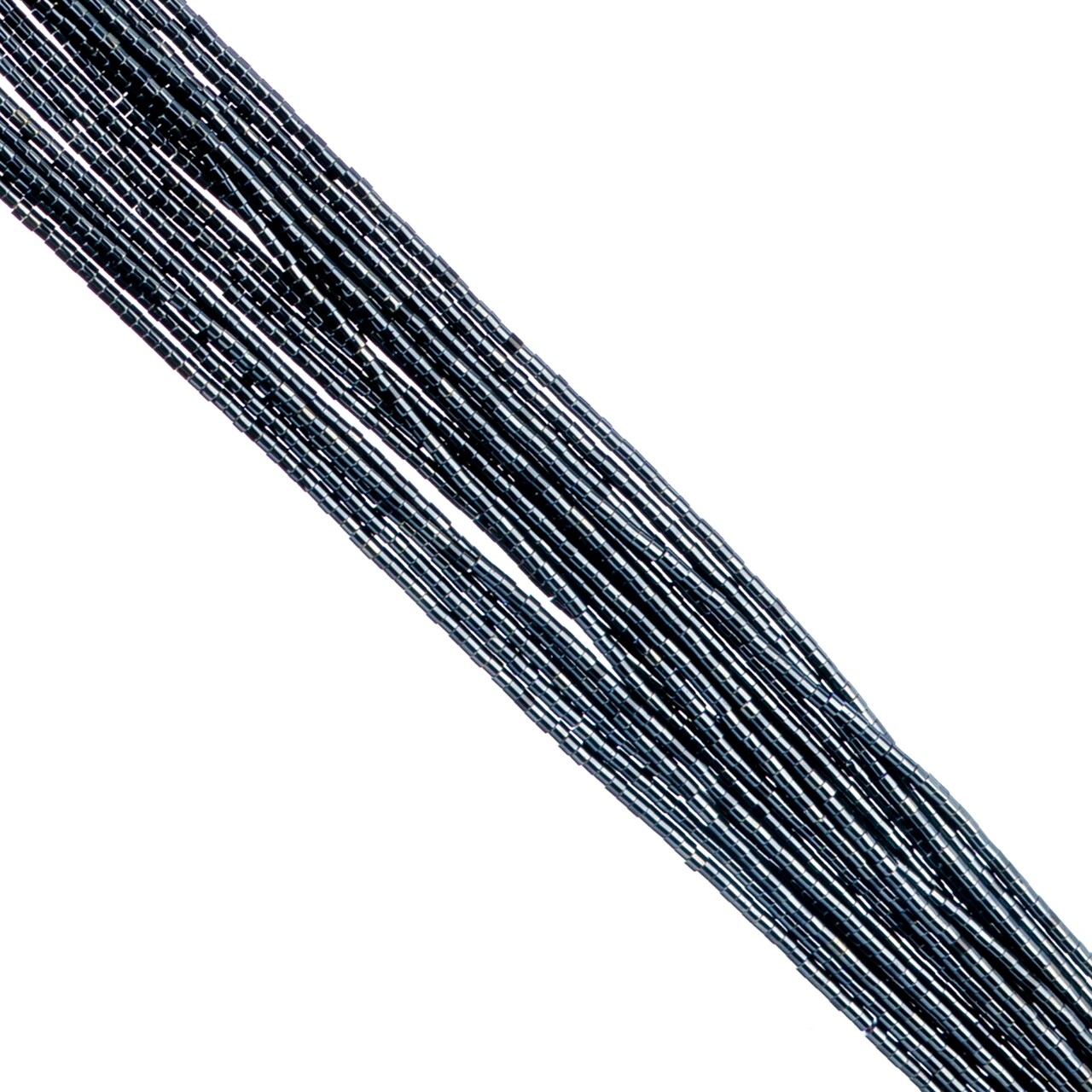 John Bead Metallic Finish Cylin Beads 11/0 Glass Cylindrical Seed Beads, 23g